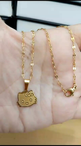 Kalung Anak Set Liontin Hello Kitty Anti Luntur & Anti Iritasi