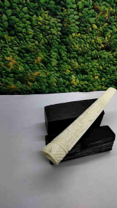 Pipa Klokotan Tulang Sapi Ukir Bunga Spesial 3 Dimensi A257