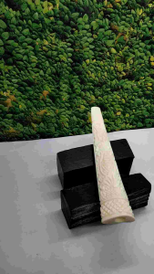 once pipa padutan tulang sapi ukir bunga spesial a256