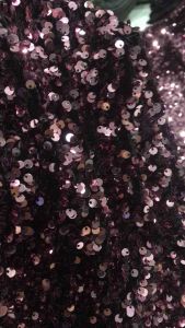 Vải Nhung kết kim sa hồng tím dày co giãn đẹp sang dòng cao cấp(khổ 1m6)may đầm váy áo dạ hội áo dài thiết kế thời trang