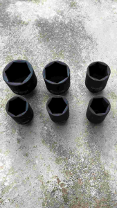 Impact Socket Wrench Box Socket Hexagon 1/2" 34-55mm Drive Socket Air Impact Heavy Duty