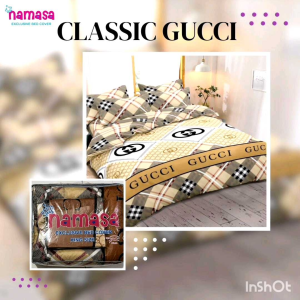 (BISA COD) Namasa Bedcover set 180x200 motif best seller bad cover set king size bahan disperse