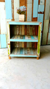 โต๊ะข้างเตียง ตู้ไม้ ชั้นไม้ ชั้นวางหนังสือ เฟอร์นิเจอร์วินเทจ ทำจากไม้เนื้อแข็งทั้งใบ