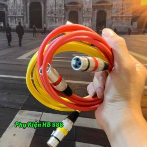 Dây Canon Đực Cái Chống Nhiễu dài 2 met (XLR-XLR Cable)Dây mic 48V cao cấp xịn xò