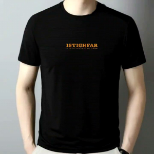 Kaos Pria Lengan Pendek Arabic Series Istighfar