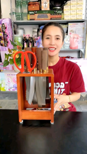 Ống Đựng Dao Kéo Gỗ Tự Nhiên - Sang Trọng & Tiện Lợi Cho Mọi Gian Bếp