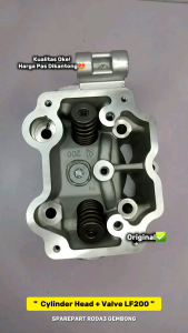 cylinder - blok cylinder - blok seher LF200cc - sparepart motor roda tiga (74c)