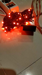 LAMPU HIAS AGUSTUS LAMPU EVATECH WARNA MERAH PUTIH PANJANG 10 METER