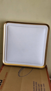 Good jaya lighting lampu Plafon LED Modern 50x50cm 36W 2 Warna Putih/Kuning Fleksibel Minimalis Elegan Fungsional