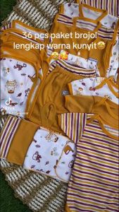 41 PCS Paket Lahiran Lengkap Seri kuning Newborn