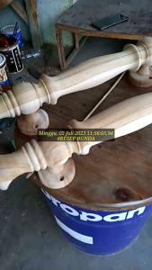 ready stok heandle pintu gagang pintu tarikan pintu pegangan pintu kayu jati mentahan ukuran 30cm