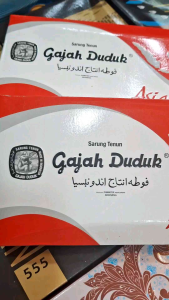 Sarung Gajah duduk Asia/Sarung tenun dewasa/ Motif kotak kotak