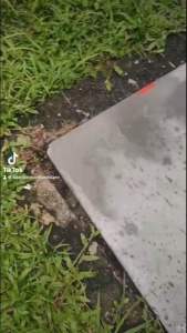 Concrete Slab Cover 20" x 20" / Penutup Longkang / Steel Concrete Inside (Dalam Ada Besi)