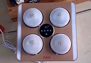Đèn Sưởi âm trần nhà tắm cao cấp NaNO Chống loá Asia có điều khiển từ xa thông gió màn hình led bảo hành 2 năm