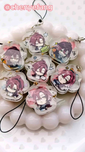 Genshin Impact Shikanoin Heizou Cat paw Keychain Handmade