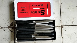 Pisau Dapur Surya Baja Asli / Pisau Buah Pisau Sayur Sangat Cocok untuk Ibu-Ibu Memasak di Dapur