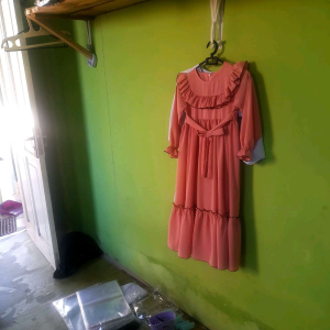 HQQKIDS BAJU GAMIS ANAK PEREMPUAN RUFFLE DADA USIA 2-12 TAHUN