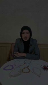 Liana Pearl Circle Multilayer Korean Necklace Kalung Korea Mutiara Juntai