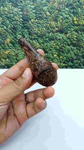 Pipa Kayu Liwung Hitam Unik & Lentik Minimalis A641