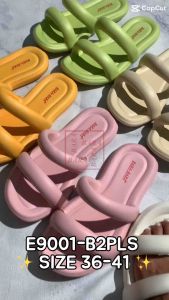 Bara Bara Sandal Selop Wanita Ban Dua Polos Empuk E9001-B2PLS (M3)