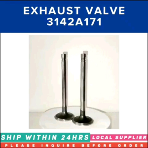 3142A171 EXHAUST VALVE - 30° ANGLE [PACK OF 4PCS] [LOCAL STOCK] FOR  PERKINS/FG-WILSON/CATERPILLAR OEM PART NUMBER: 339-9637 333/E0005 4226656M1