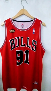 JERSEY BASKET NBA DENNIS RODMAN BULLS 91