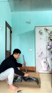 Cây treo quần áo Xuân Hoà gấp gọn- cây treo đồ- giá treo quần áo ( hàng tự lắp đặt )