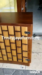 Meja Tv Meja Diswar Bufet tv Pendek Premium Jati Jepara /trinityjayafurniture