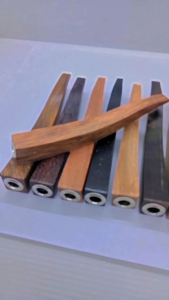 Pipa Once Cangklong Varian Kotak 12cm Kayu Cendana & Kelor Emas Dewandaru Fs49