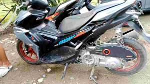 Slim Air Filter Cover - slim type w/ NF Part sticker for Aerox Nmax v2 and v3.