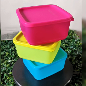 Tupperware Small Square Rounds 650ml