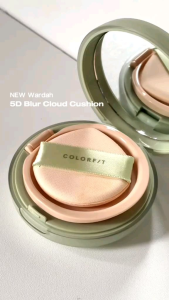 NEW! Wardah Colorfit 5D Blur Cloud Cushion Matte Finish Tahan Lama Hingga 18 Jam dengan SPF 50 PA+ Nano-Hyaluron dan CICA | Menyamarkan Pori dan Tekstur Wajah | Menyatu Dengan Warna Kulit Seharian | Non-Comedogenic dan Non-Acnegenic - High Coverage