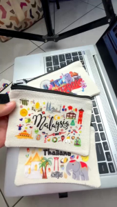 DOMPET MALAYSIA/oleh oleh Malaysia/dompet uang/Dompet penyimpanan Dompet Oleh-Oleh Malaysia Dompet Uang Casual Dompet Motif Random Dompet Panjang 10X5X19 Cm - Lazada