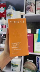 [Mỹ Mẫu mới ] kem Argan Oil & Vitamin E body & face phục hồi giữ ẩm căng mịn 444ml medix 5.5 pH5.5
