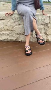 Sandal Wanita Travelling Casual Terbaru CHILA ID Xaviela Black Sendal Kekinian Anak dan Dewasa