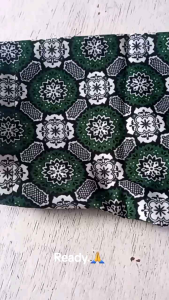 Seragam Sekolah Diniyah Motif Matahari Lengan Pendek Hijau