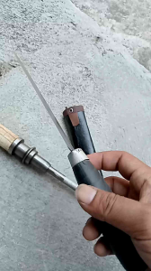 set pisau dapur baja hss pisau dan asahan stik 1 paket