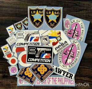 glock competition 3M reflective printed laminated sticker for cars motorcyle gadgets laptop etc.