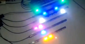 lampu rotator 8led 11 mode animasi 12v/24v