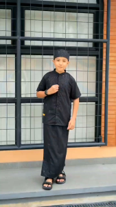 Payyo Kidsweae Setelan Sarung Peci 3in1 Anak Laki Laki Ibnu Sina