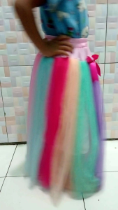 Rok Tutu Rainbow Salur: Bawahan Rok Anak