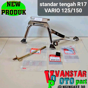 STANDAR TENGAH VARIO 125 OLD/NEW VARIO 150 OLD/NEW RING 17 WARNA CHROME