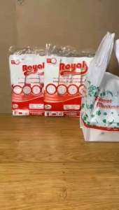 Kantong Plastik Makanan 20x48 23x48 cm | Plastik Kotak Nasi Tebal Muat 2 Dus Box Isi 50 pcs