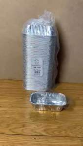 Aluminium Tray OX-250 Cup Foil Isi 100pcs | Loyang Aluminium Foil Lasagna Pastel Schotel Kue
