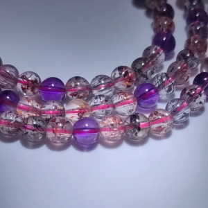 Super 7 Natural Quartz 3 laps Collection High Grade Bracelet Necklace