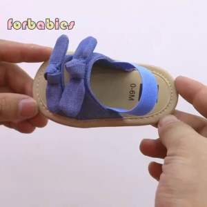 Infant Baby Shoes Girl Flats Sandals Soft Sole Anti-Slip Summer Bowknot shoes Newborn First Walker
