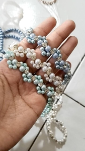 Mutiara rangkai/mutiara custome 25cm