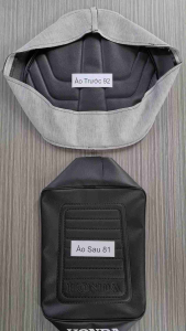 Combo Áo Yên Trước Sau Cub 92 81 Đen Form Zin Hàng Đẹp Loại 1 . Lưu Ý Ra Thợ Bấm Ghim . Da Yên Thái Dầy Mịn NK Vvv...Zvx