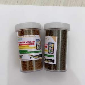 Akari Premium Yellow Cichlid Pellet Channa 15gram