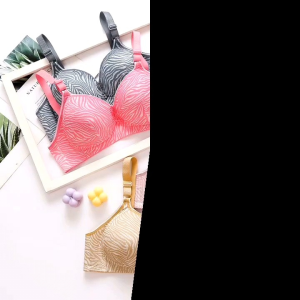 Zebra Pattern Women Bra 36~44 BC Cup